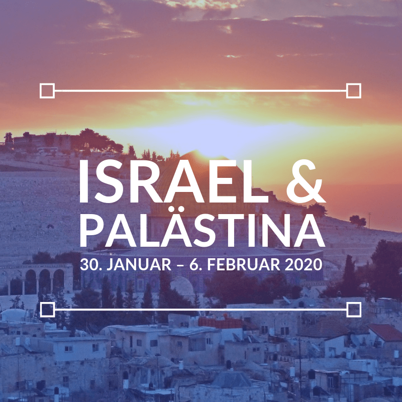 Israel Palästina - Vortrag - Gruppenreise - Georg Berthold